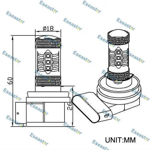 H8-80W-LED-HIGH-POWER-SIZE