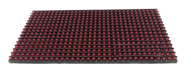 TEEHO полуоткрытый p10 красный светодиодный модуль 320x160 мм 32x16 пикселей полуоткрытый красный светодиодный модуль