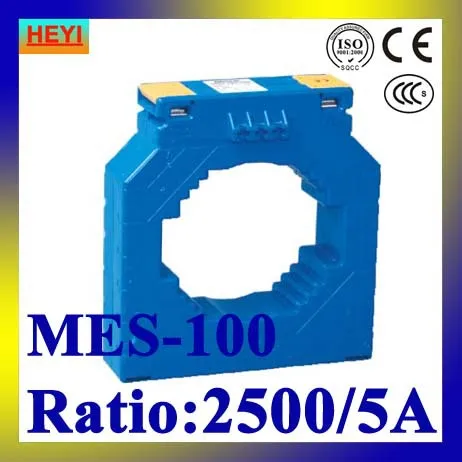 DIN rail CT MES-140/100 2500/5A преобразователь тока класса 0,5 15VA