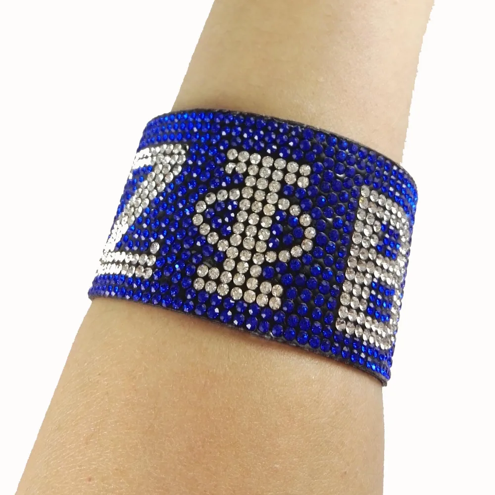 Индивидуальные zeta Phi Beta логотип ювелирные изделия из бисера и страз Раш подарок для сестры