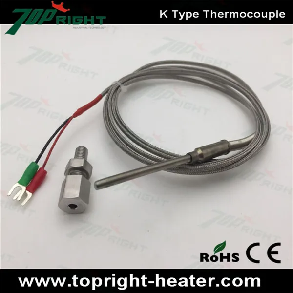Высокая температура K типа термопары датчики dia.4mm