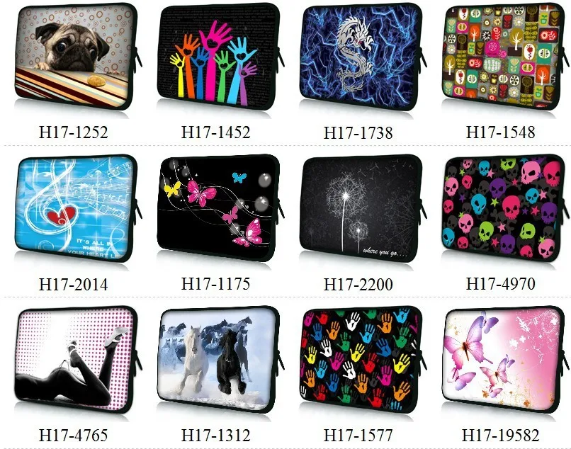 Пантера глаз 17 "17.3" 17.4 "Универсальный Laptop Sleeve сумка для HP Dell XPS Acer Toshiba ПК