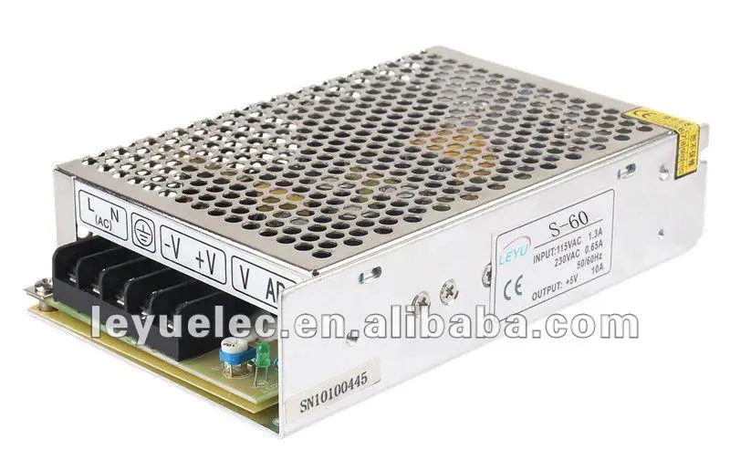 Несколько поставки CE ROHS ac к dc импульсный источник питания 12 v 5a 60 w