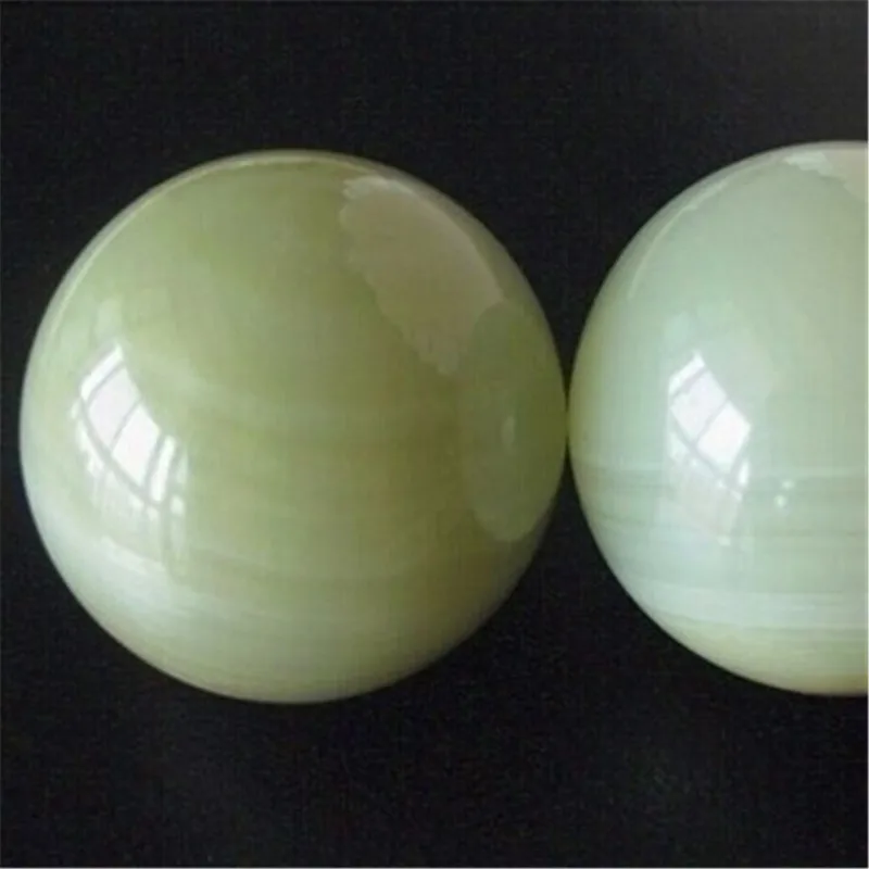 HIMABM 2pcs/set Traditional Acupuncture Massage Tool Natural Jade Stone Fitness ball Massager Scrapping parkinsonism HIMABM 2pcs/set Traditional Acupuncture Massage Tool Natural Jade Stone Fitness ball Massager Scrapping parkinsonism