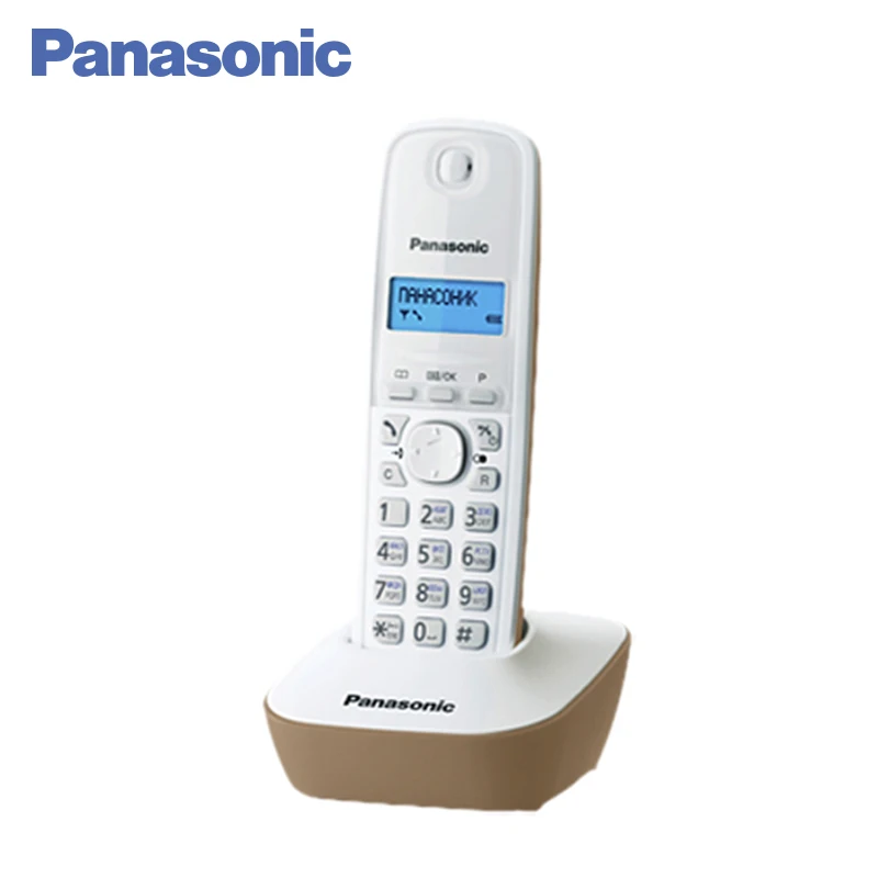 Panasonic KX TG1611RUJ DECT телефон русифицированное меню и удобный интерфейс поддерживает