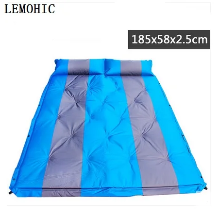 Барбекю Кемпинг оборудование matelas gonflable высокое качество коврик пляжный коврик для пикника Yoga pad - Цвет: Blue and gray