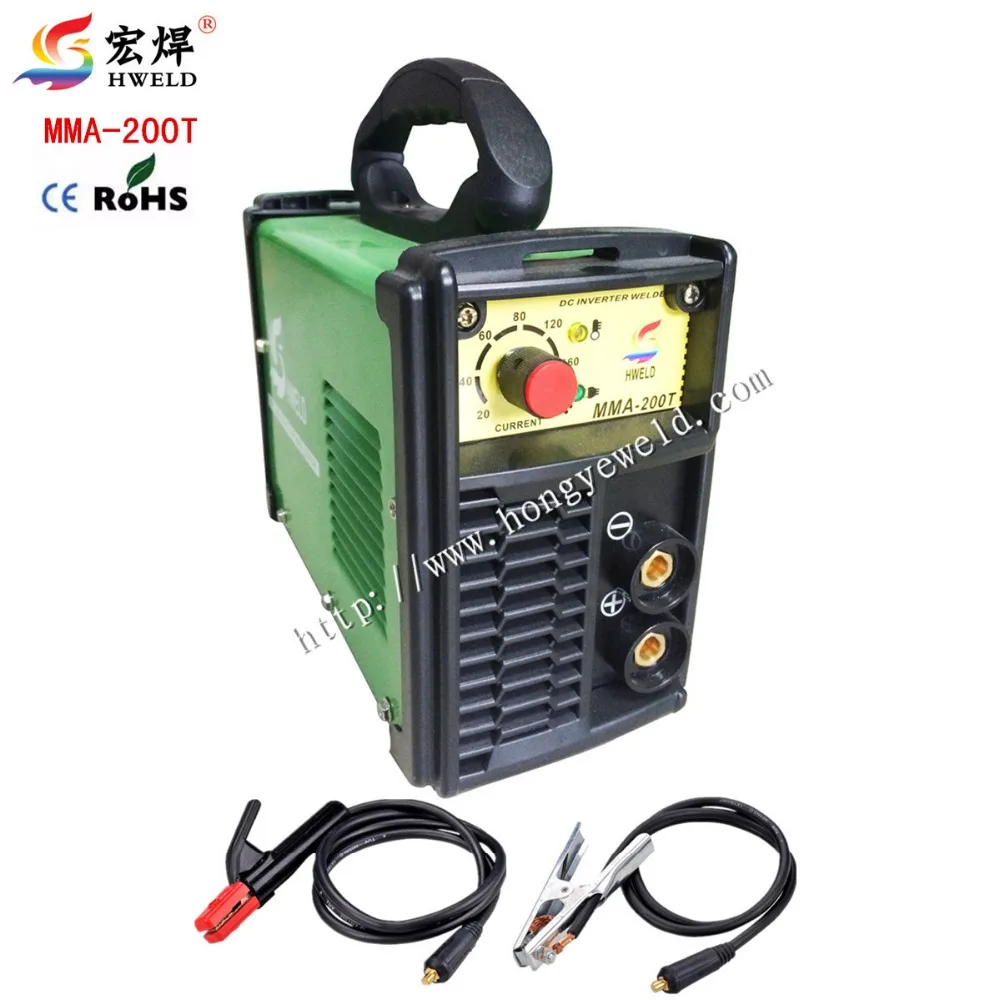 Инвертор сварки сварочный аппарат 220 В Вход переносной инвертор тока IGBT Micro mma200t с