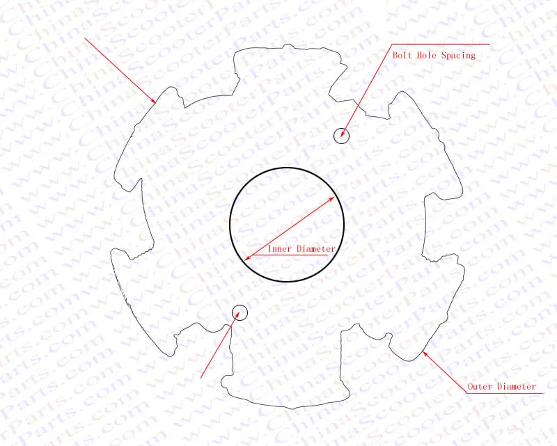 Статор 6 полюсная катушка 5 проводов GY6 125CC 150CC Taotao Kazuma Baotian Jmstar Jonway мопедов ATV Quad Go Kart Багги Запчасти
