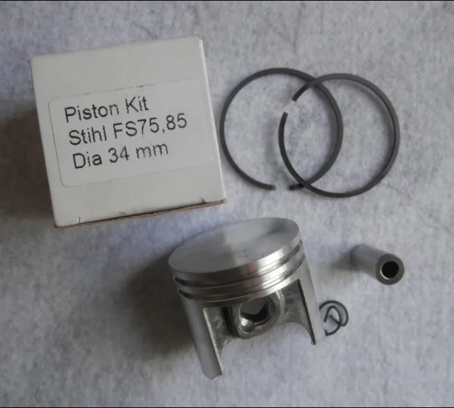 Цилиндр комплект 34 мм для STIHL FC75 FC85 HL75 75 K FH75 HT70 75 FR85 FS75 обхват груди-80, 85, HL75 ZYLINDER ПОРШНЕВЫЕ кольца палец в сборе 41370201202
