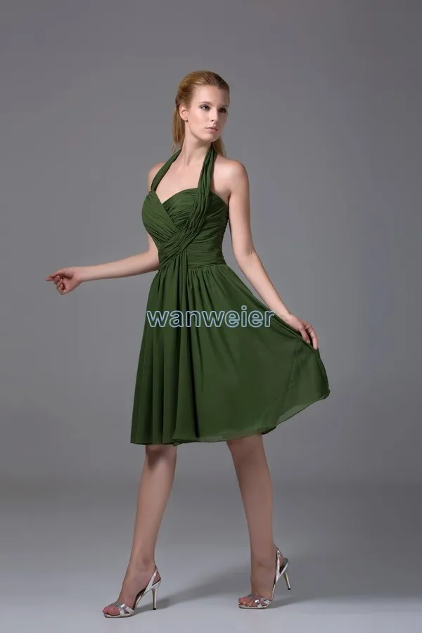 2013 Большой размер невесты горничная платья vestidos платье свадьбы короткие вечерние платья мятно-зеленый невесты платья