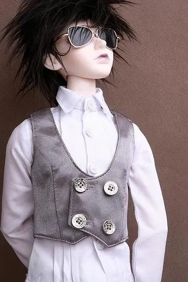 [Wamami] 520# серебряный жилет/брюки/костюм 1/3 SD BJD Dollfie