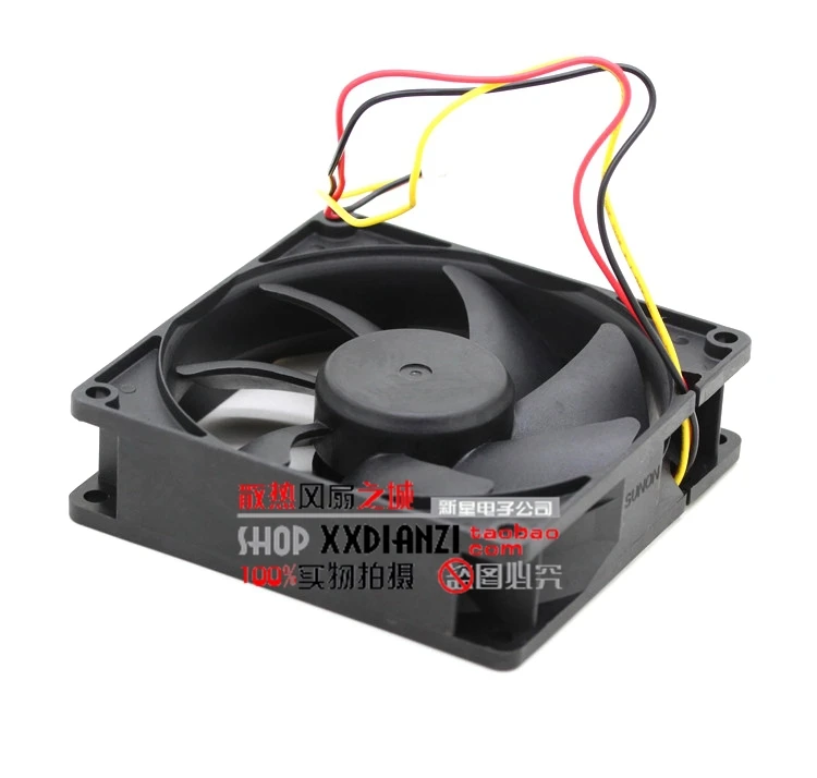 Sunon KD1209PTB2 9 см 9225 12 в 1,6 Вт бесшумный прочный Тахометр Вентилятора шасси