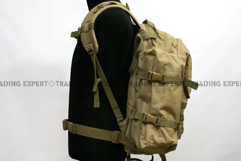 USMC Открытый военный тактический рюкзак 3D+ 1 штурмовой рюкзак сумка Песок [CG-03-SD]