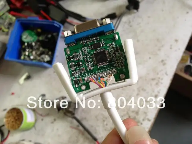 HDMI в VGA с аудио кабелем микро мини HDMI мужчин и женщин встроенный 1080p конвертер чипсетов для Xbox 360 PS3 PS4