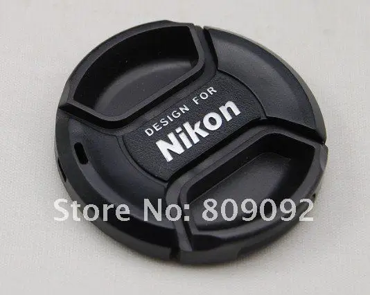77 мм пыле Пластик кнопки на крышку объектива Кепки для Nikon Объективы для фотоаппаратов фильтр