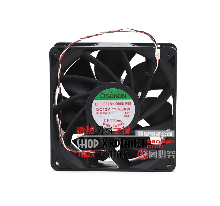 SUNON EFE0381B1-Q000-F99 14 см 140 мм 14038 DC 12 В 4,08 Вт двойной шариковый подшипник инвертор Сервер вентилятор охлаждения