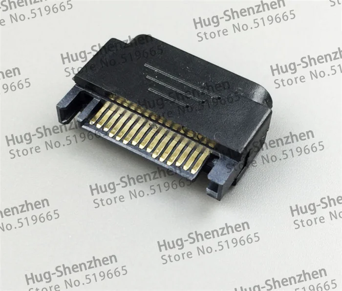 Высокое качество 50 шт. черный SATA Пирс SATA 15 P мужской Питание разъема shell