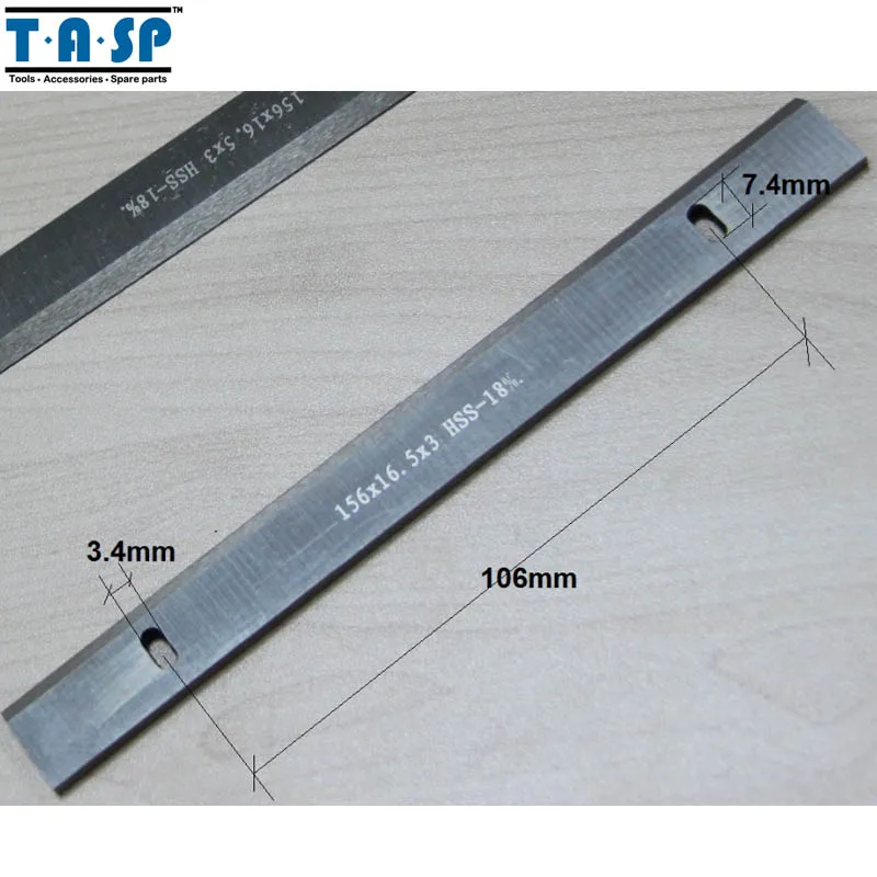 TASP 5 пар " HSS толщина строгальный станок лезвия 156x16,3x3 мм Деревообрабатывающие электроинструменты аксессуары