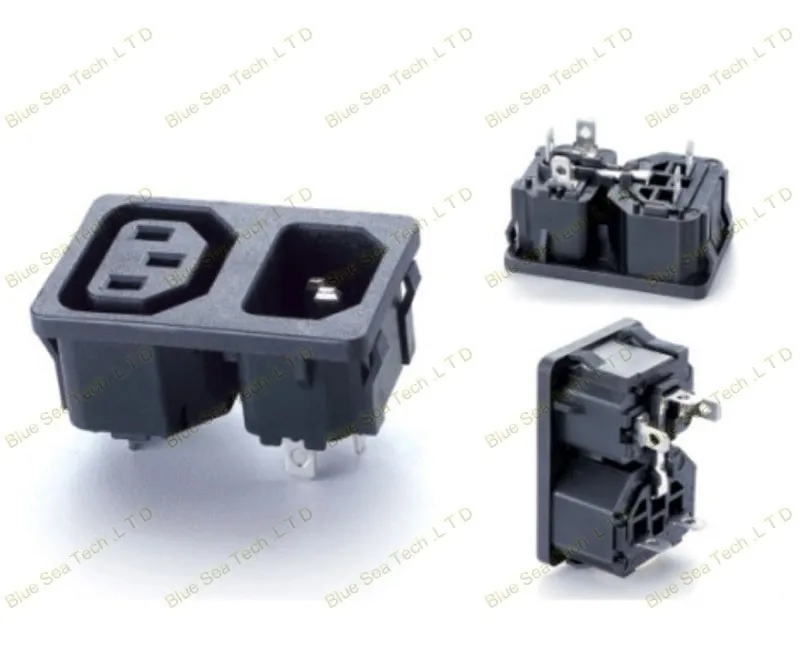 10 шт. 10A/250 V IEC320-C14 с C13 БРП розетка по серверное Оборудование Шкаф гнездо + штекер, бесплатная доставка