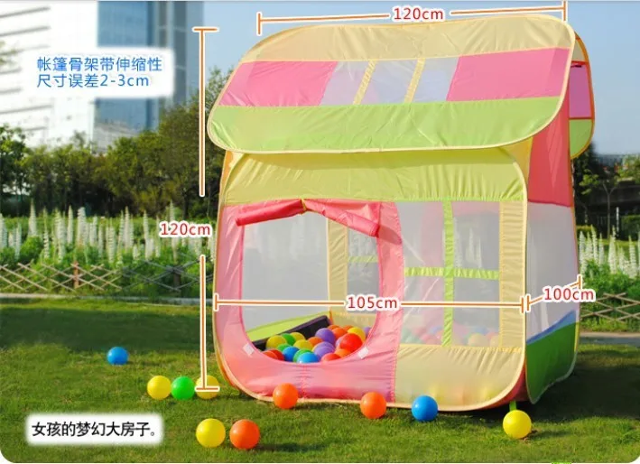 Детский отличный подарок, хорошее качество, детская палатка, большой игровой домик, игрушечный домик, Детская игровая палатка ZP2014