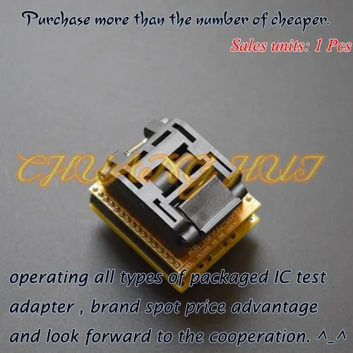 QFP32 к DIP32 QFP32 TQFP32 pqfp32 IC Программирование адаптер Тесты burn-в гнездо 0.8 мм шаг