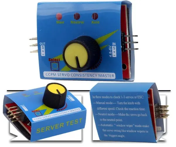 50pcs CCPM Servo Consistency Master/ Servo Automatic Tester ESC