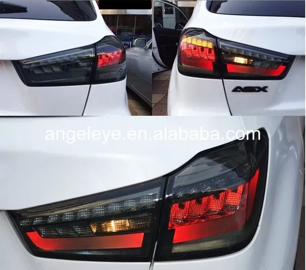 2012- года для Mitsubishi Outlander Sport ASX RVR светодиодные задние фонари стоп-сигнал черного цвета YZ