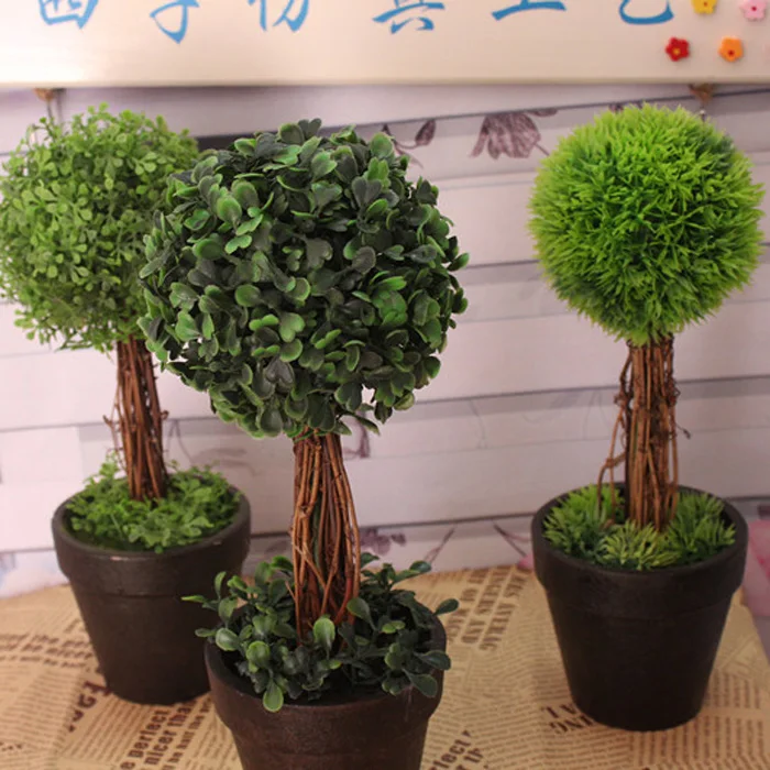 Artificial flower potted bonsai set /indoor plants decoration