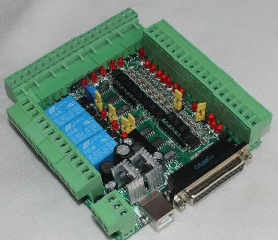 

Powerful MACH3 engraving machine interface board 0-10VPWM MACH3CNC 4-axis milling machine spindle speed
