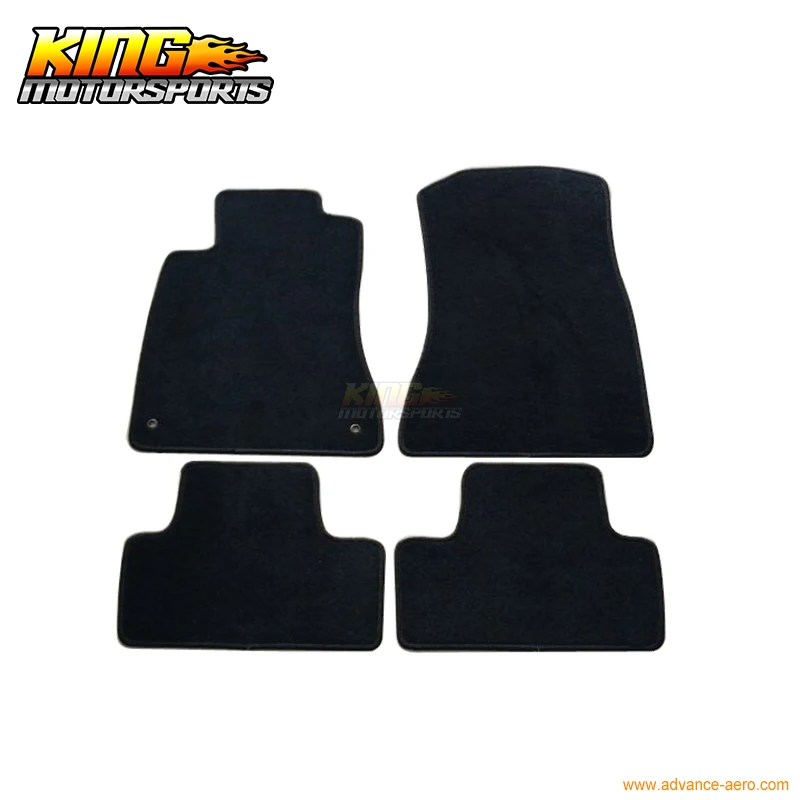For 06 12 Lexus IS350 IS250 Floor Mats Carpet Front Rear Nylon Black