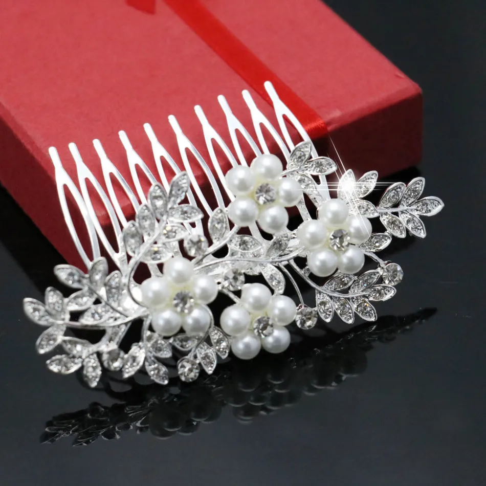 Мода Hairwear Для женщин Интимные аксессуары для волос jewelries Crystal Clear горный хрусталь