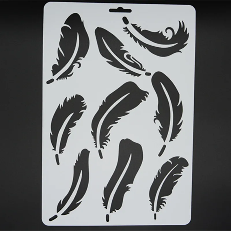 2017 new letter Masking Spray Stencil For Walls Painting Embossing