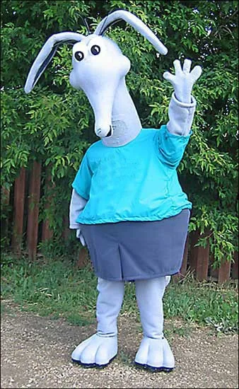 Серый aardvark с отношение aardvark Муравьеды Маскоты костюм для взрослых Размеры персонажа из мультфильма Маскоты te карнавал нарядное платье sw1170