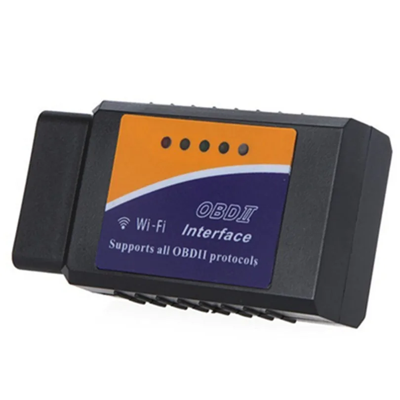 20 шт./лот DHL бесплатно ELM327 Wifi ELM 327 Wifi V1.5 автоматический сканер OBDII OBD2 авто диагностический инструмент Поддержка I- phone and I- pad