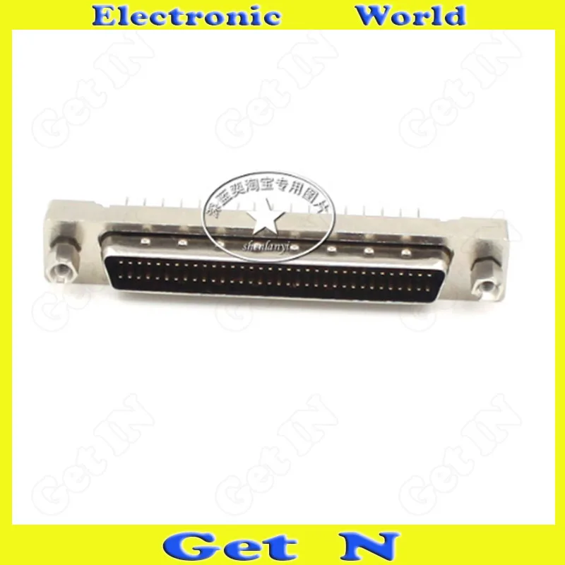 5 шт. MDD68MS-180 SCSI HPDB68 разъем мужской головки прямой ноги адаптер 68PIN PCB плата Контакты Разъем