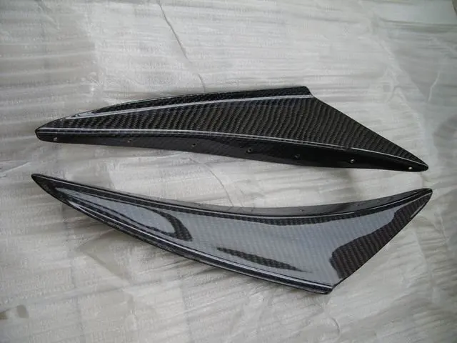 Карбоновый передний бампер Canard подходит для 1999-2000 Mitsubishi Evolution 6