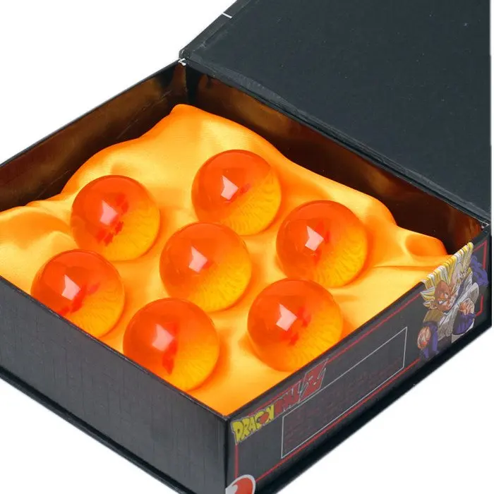 10 компл./лот игрушки Dragon Ball Хрустальные шары 7 см с рисунками из комикса «Жемчуг дракона», Рисунок Набор из 7 шт. Гоку кукла
