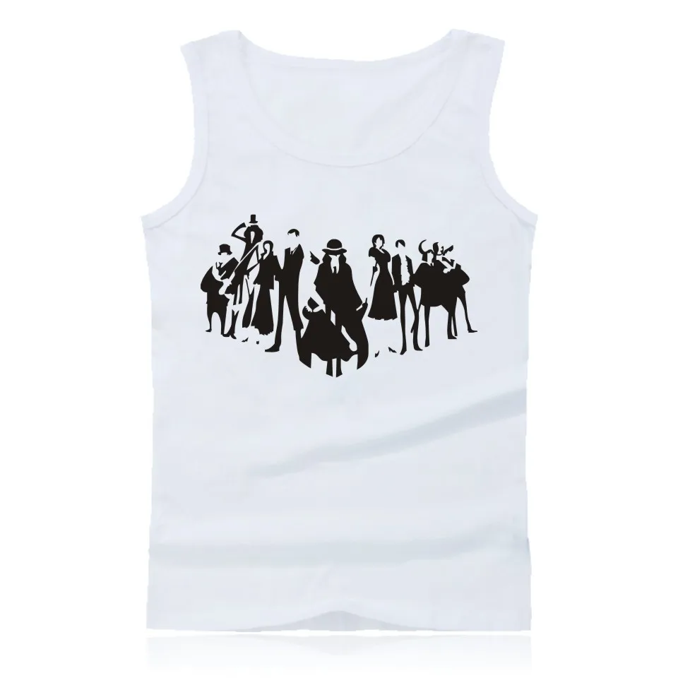 

Anime One Piece Luffy and Ace Tank Top Mens Hip Hop Building Sleeveless Shirt in Plus Size Clothing and Summer Vest
