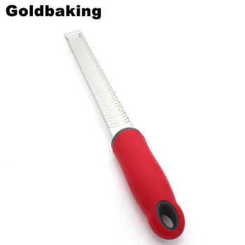 

Stainless Steel Cheese Grater and Lemon Zester Gringer Cutter with Non-slip Comfort Handle