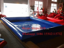 2016 customized swimming pools inflatable pool float china factory with free blower