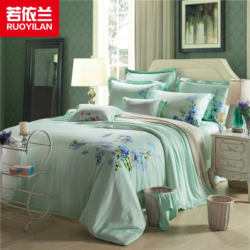 High Density Tencel Fabric Duvet Cover Set Four piece Bedding Set