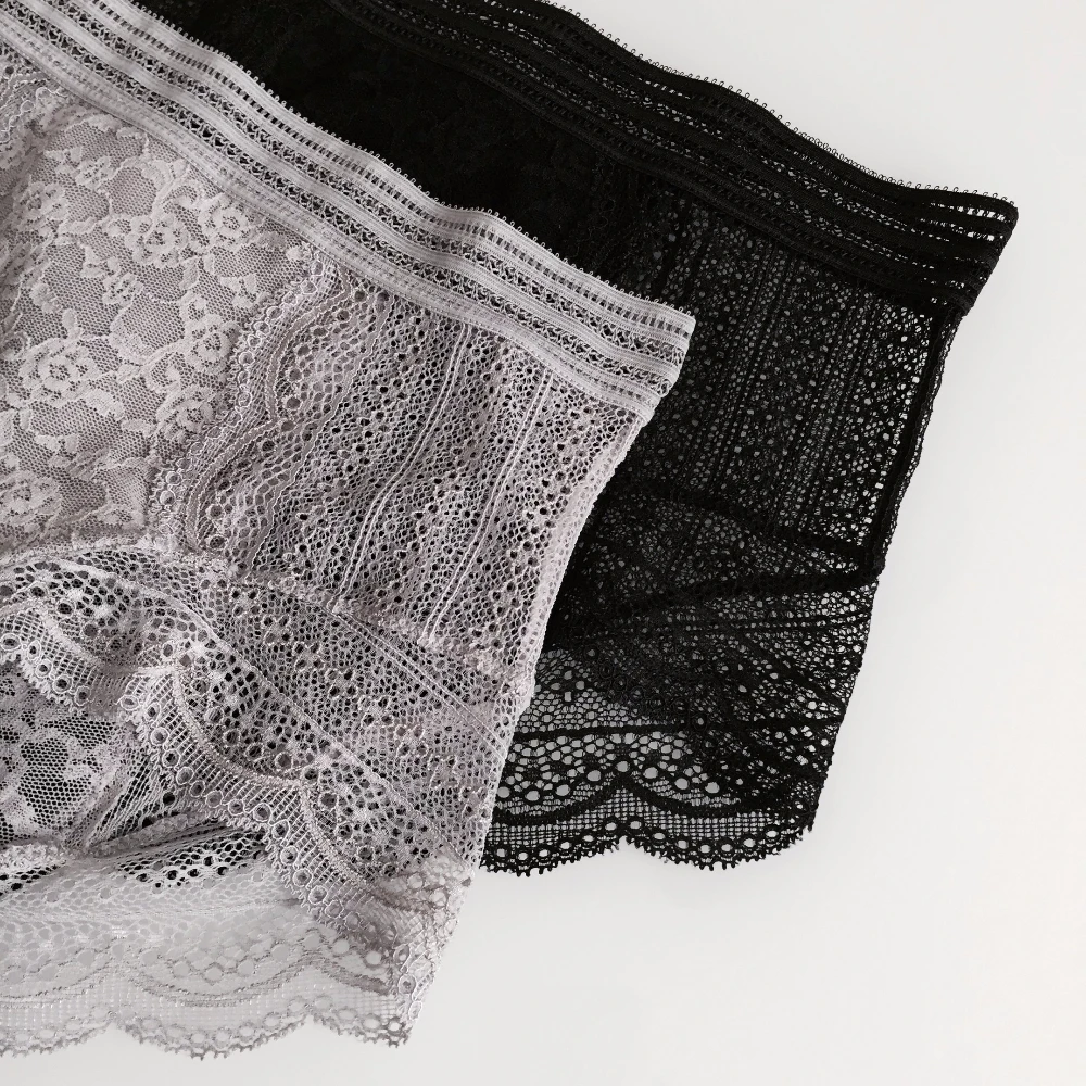 Sexy Mousse New Hot Mid-Rise Cotton Ladies Briefs! Sexy Transparent Luxury Lace Panties Plus Size S M L
