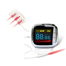 Newst 18 лунок Многофункциональный наручные лазерный терапевтический устройство для контроля артериального давления