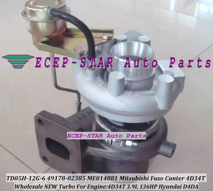 TD05H TD05H-14G-6 49178-02385 28230-45000 ME014881 Turbocharger for Mitsubishi Fuso Canter Engine 4D34T 3.9L 136HP