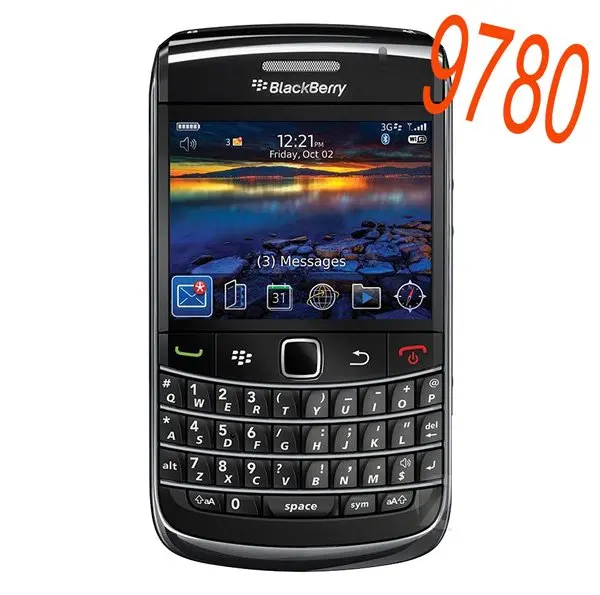 Original Blackberry Bold 9700 Unlocked Mobile Phone 5MP 3G WIFI GPS Bluetooth Qwerty Keypad Refurbished Phone backmarket phones
