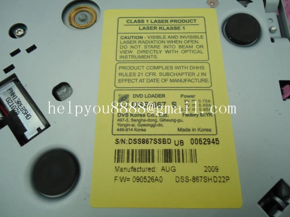 DSS-867 S DVS DVD loader for Dodge Durango'