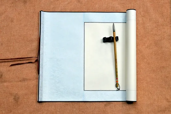 Китайский бумажный свиток каллиграфия пустой монтируемый живопись монтаж по