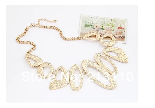 Фьюжн золотой цвет Chocker костюм ожерелье старинные ювелирные изделия для женщин Новое поступление