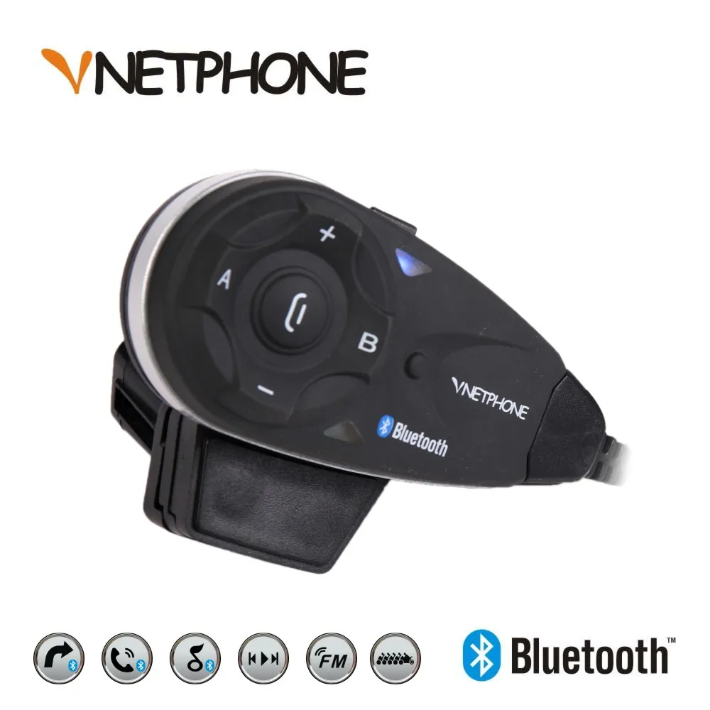 VNETPHONE V5 группа говорящий мотоцикл Bluetooth домофон гарнитура FM MP3 gps беспроводной интерфон динамик 1200 м