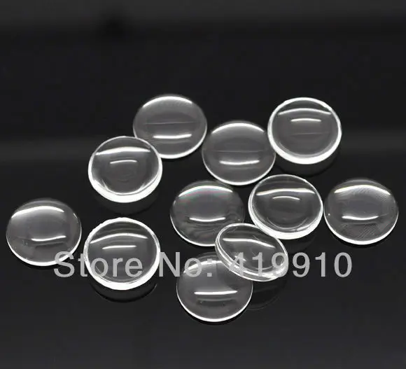 shipping-50pcs круглый Стекло кабошон Купол плоской задней 14 мм для лотка Подвеска Cover m0079